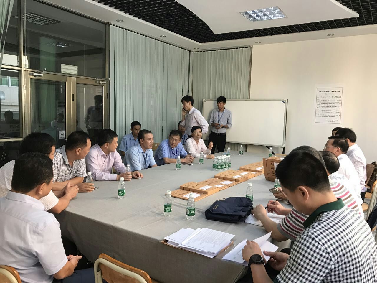 广东省安全生产责任制现场考核组来我司考核